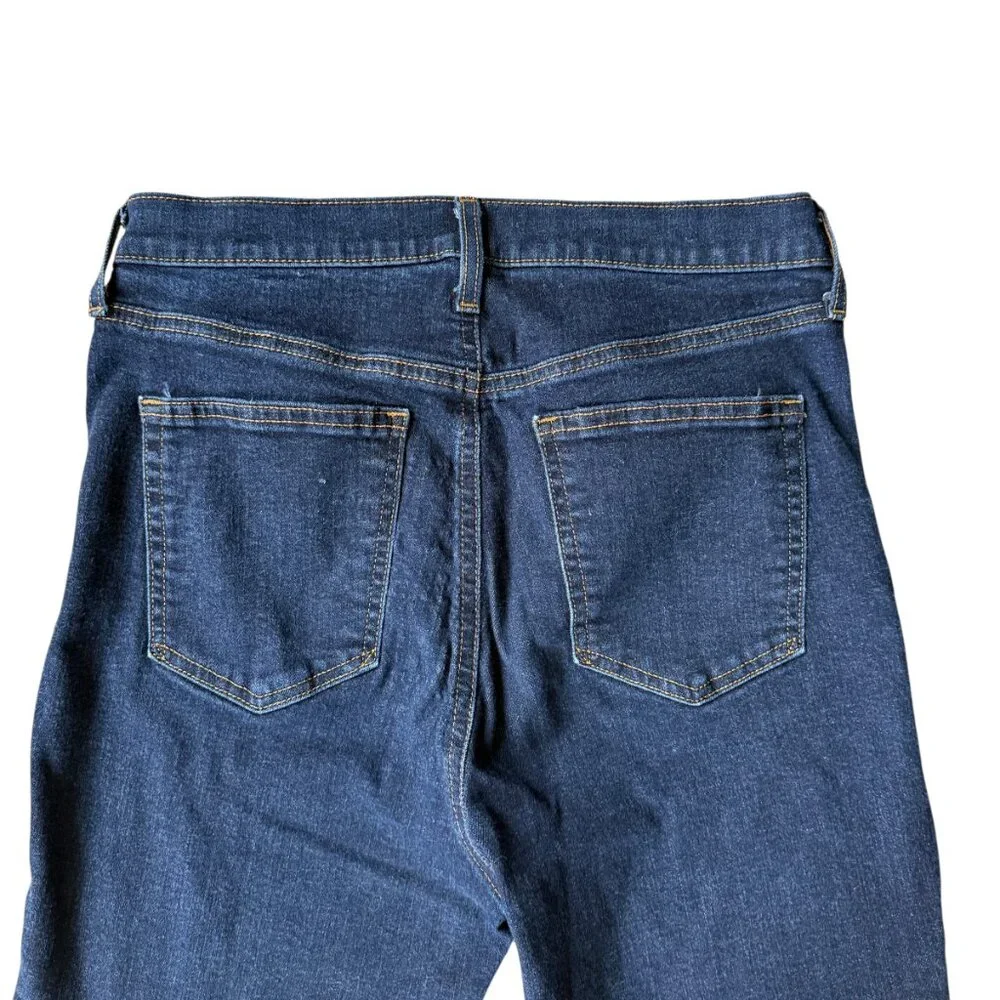 GAP true skinny high rise dark wash blue denim stretchy jeans women's 30S/10S - Picture 4 of 10